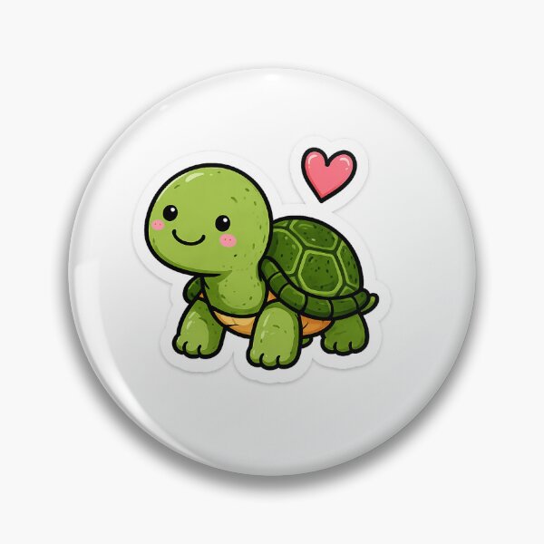 Item preview, Cute Kawaii Turtle Sticker | Adorable Tortoise designed and sold by Ricomin.