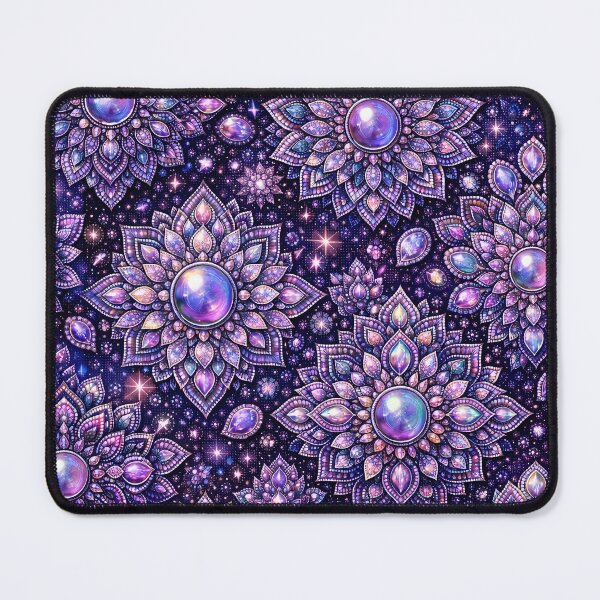Item preview, purple lavender Gemstone Mandala Pattern Series  designed and sold by ElexisND.