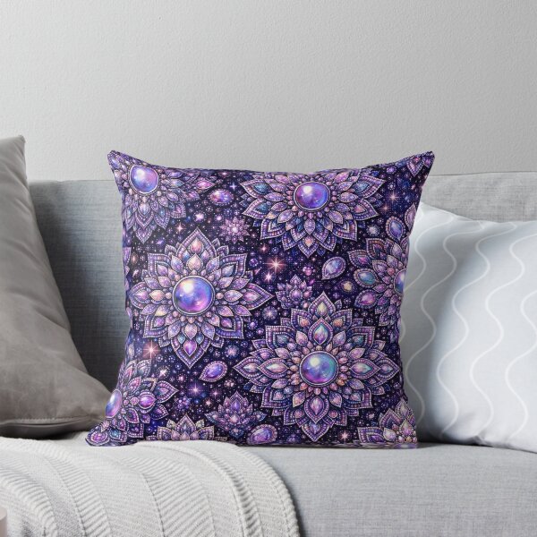 Item preview, purple lavender Gemstone Mandala Pattern Series  designed and sold by ElexisND.