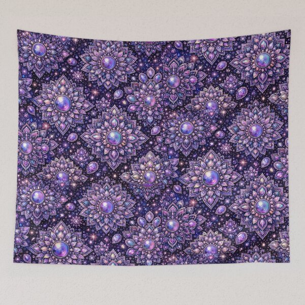 Item preview, purple lavender Gemstone Mandala Pattern Series  designed and sold by ElexisND.