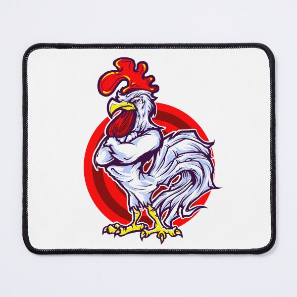 Item preview, Angry Muscular Rooster Mascot Vector Illustration designed and sold by BrewChef.