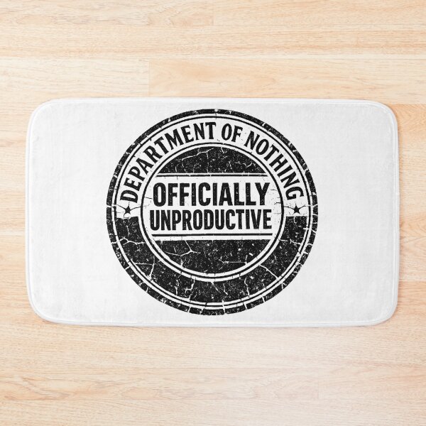 Item preview, Department of Nothing Stamp — Funny Ironic Bureaucratic Parody Sticker or T-Shirt designed and sold by spectomine.