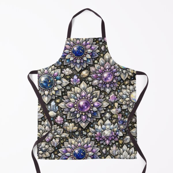 Item preview, silver lavender Gemstone Mandala Pattern Series  designed and sold by ElexisND.