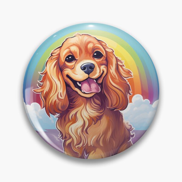 Item preview, Funny Cocker Spaniel Colorful Rainbow Cute Mom Dad Kids designed and sold by rafaeltto.