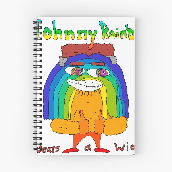 Item preview, Johnny Rainbow Wears a Wig | Original Cartoon Character designed and sold by D O V E   S H O P.