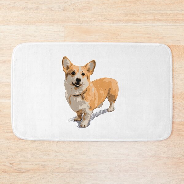 Item preview, Cute Pembroke Welsh Corgi Dog Pop Art Vector Illustration designed and sold by BrewChef.