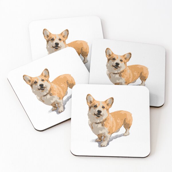 Item preview, Cute Pembroke Welsh Corgi Dog Pop Art Vector Illustration designed and sold by BrewChef.
