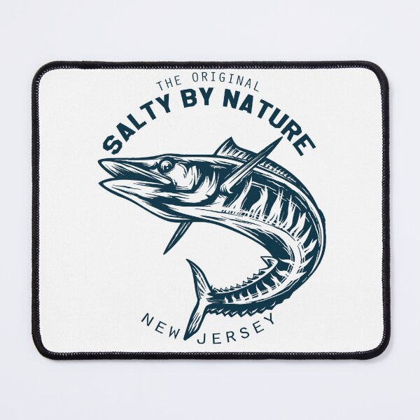 Item preview, Vintage Wahoo Fish New Jersey Fishing T-Shirt Design designed and sold by BrewChef.