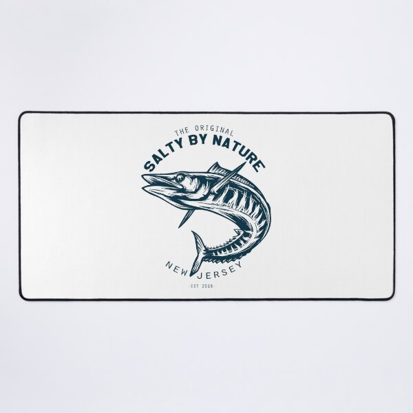 Item preview, Vintage Wahoo Fish New Jersey Fishing T-Shirt Design designed and sold by BrewChef.