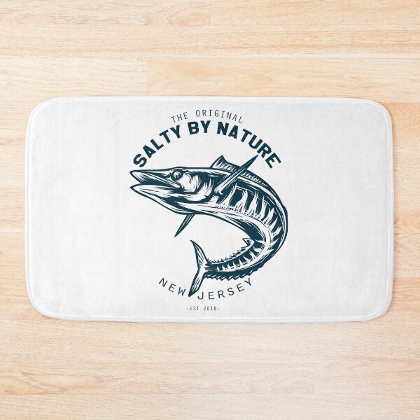 Item preview, Vintage Wahoo Fish New Jersey Fishing T-Shirt Design designed and sold by BrewChef.