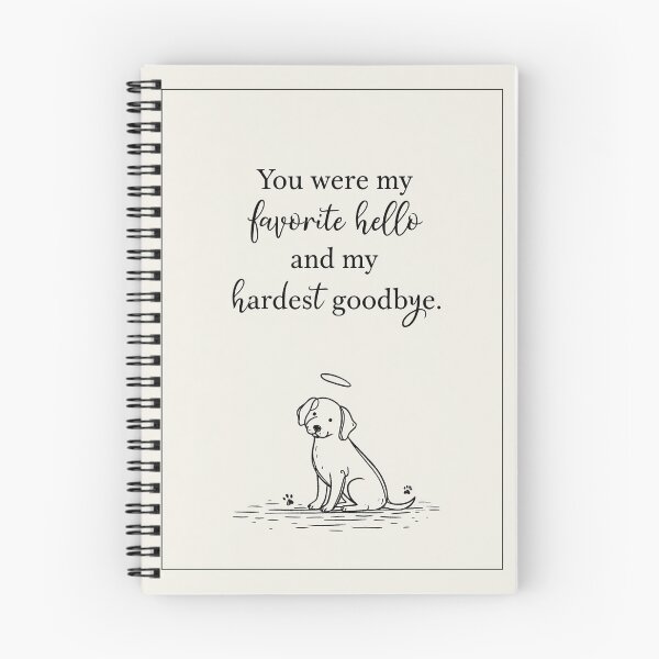 Item preview, Dog memorial favorite hello and hardest goodbye designed and sold by MendaciousMina.