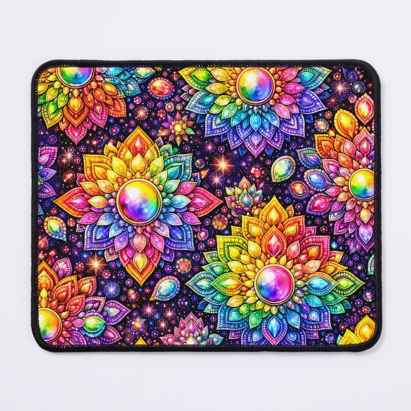 Item preview, Rainbow Gemstone Mandala Pattern Series  designed and sold by ElexisND.
