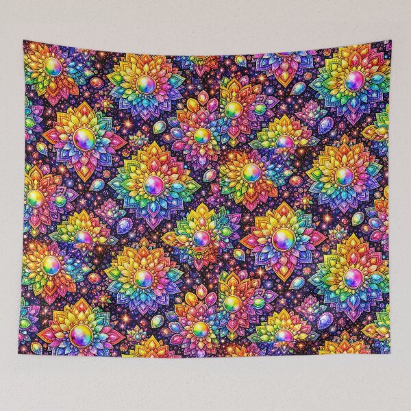 Item preview, Rainbow Gemstone Mandala Pattern Series  designed and sold by ElexisND.