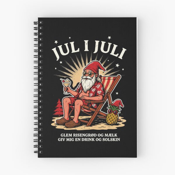 Item preview, Jul I Juli – Danish Christmas Nisse Julemanden Funny Summer Shirt Denmark Christmas Gift V1 designed and sold by DarylWelsh2024.