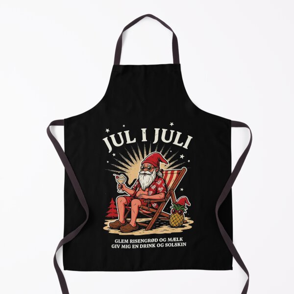 Item preview, Jul I Juli – Danish Christmas Nisse Julemanden Funny Summer Shirt Denmark Christmas Gift V1 designed and sold by DarylWelsh2024.
