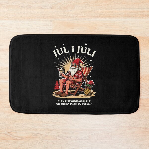 Item preview, Jul I Juli – Danish Christmas Nisse Julemanden Funny Summer Shirt Denmark Christmas Gift V1 designed and sold by DarylWelsh2024.
