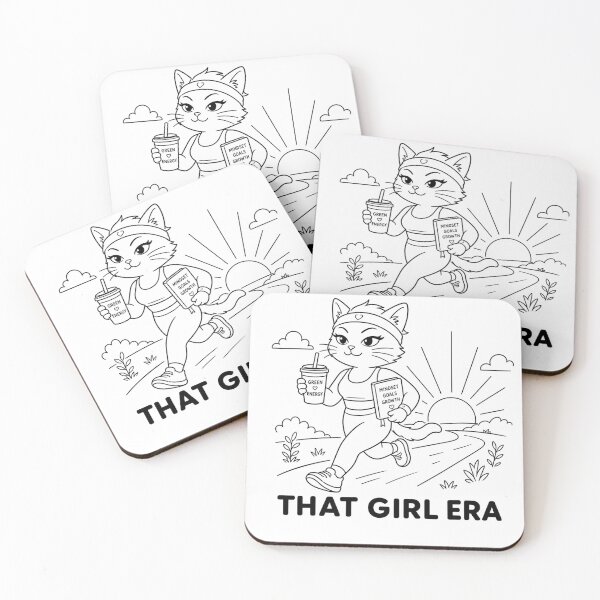 Item preview, That Girl Era Cat Shirt designed and sold by ChatAlors.