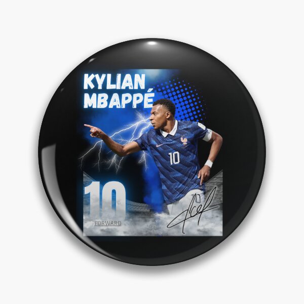 Item preview, Kylian Mbappe France Football Art designed and sold by WildPetal.