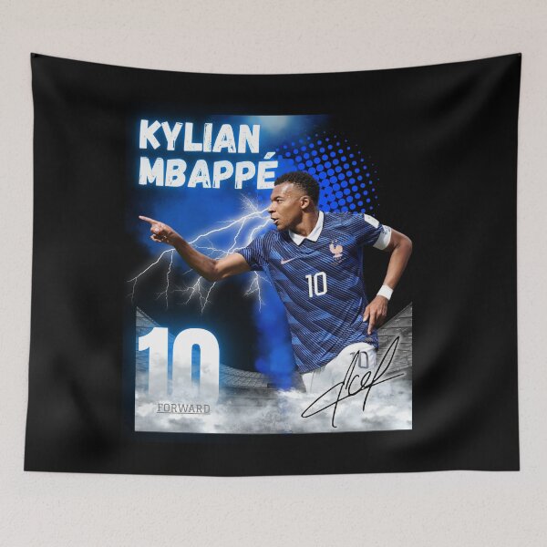 Item preview, Kylian Mbappe France Football Art designed and sold by WildPetal.