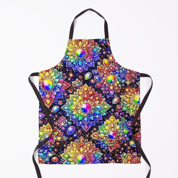 Item preview, Rainbow Gemstone Mandala Pattern Series (2) designed and sold by ElexisND.