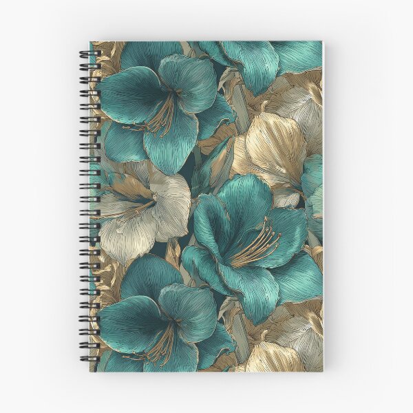 Item preview, Exotic Amaryllis Flower - Tropical Flower Pattern   - Holiday Gift Sets designed and sold by RoyalStarsPatts.