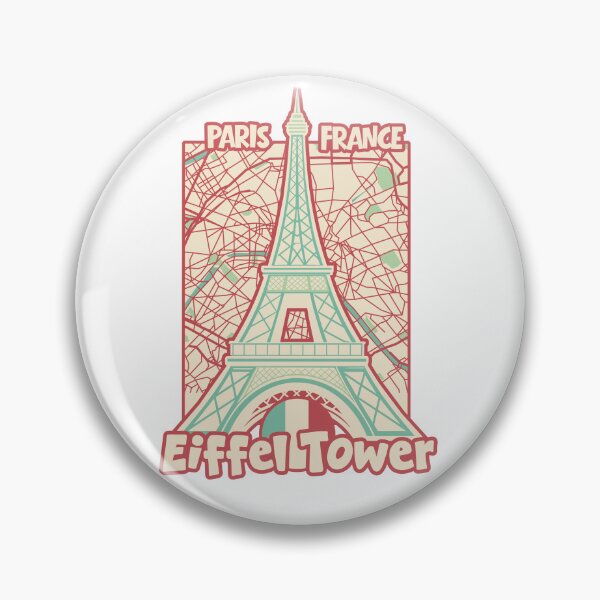 Item preview, Eiffel Tower Paris Map France Monument Travel Gift Souvenir designed and sold by MapsByLeo.