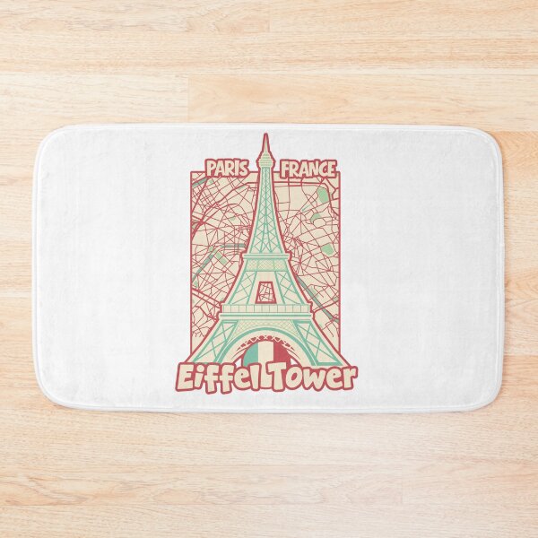 Item preview, Eiffel Tower Paris Map France Monument Travel Gift Souvenir designed and sold by MapsByLeo.