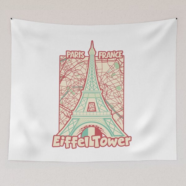 Item preview, Eiffel Tower Paris Map France Monument Travel Gift Souvenir designed and sold by MapsByLeo.