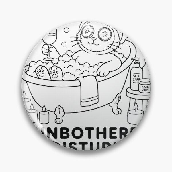 Item preview, Unbothered Moisturized Thriving Cat designed and sold by ChatAlors.