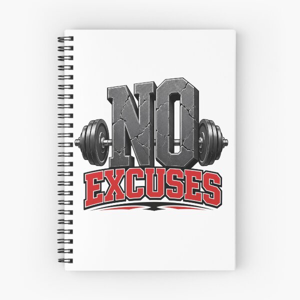 Item preview, No Excuses Gym Motivation Weightlifting Graphic designed and sold by the-dovlat.