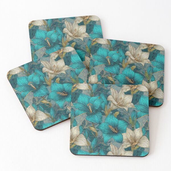Item preview, Ornamental Amaryllis Print  - Botanical Garden Pattern   - Housewarming Gift Ideas designed and sold by RoyalStarsPatts.