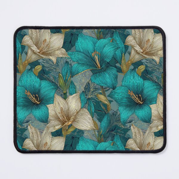 Item preview, Ornamental Amaryllis Print  - Botanical Garden Pattern   - Housewarming Gift Ideas designed and sold by RoyalStarsPatts.