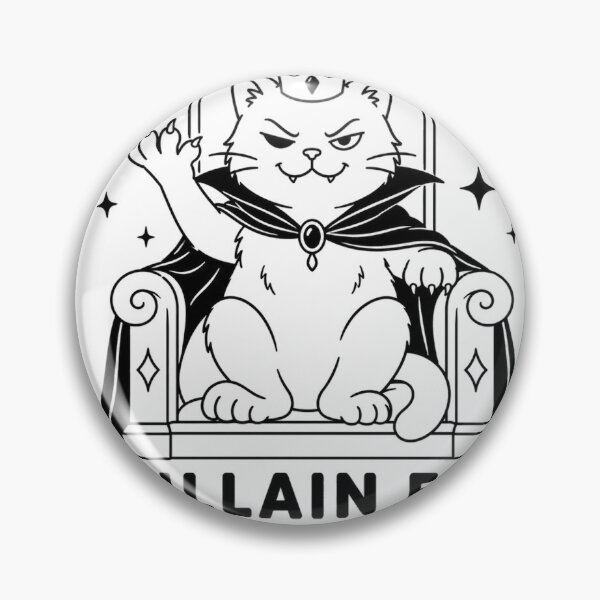 Item preview, Villain Era No Apologies Cat designed and sold by ChatAlors.