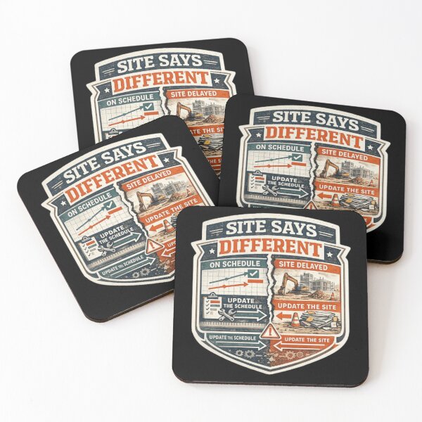 Item preview, Site Says Different Construction Project Management Design designed and sold by Eng-Art.