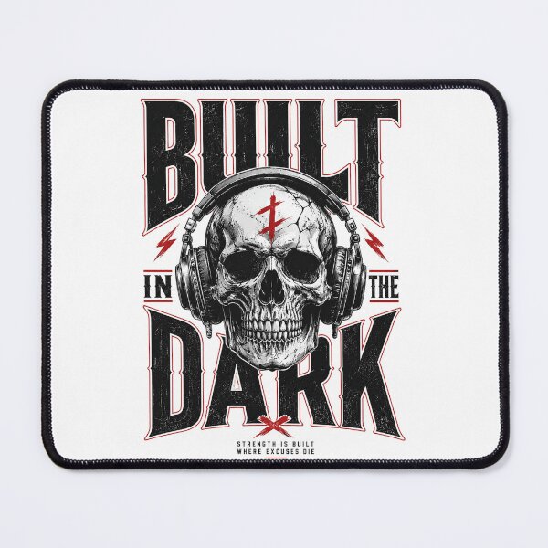 Item preview, Built In The Dark Discipline Strength Motivation Graphic designed and sold by the-dovlat.