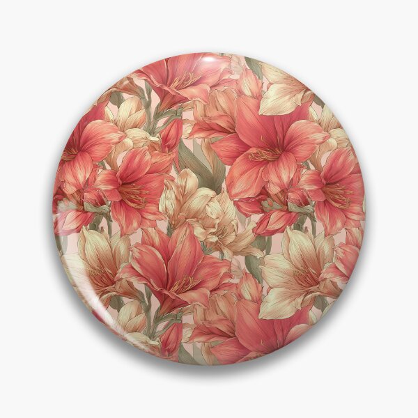 Item preview, Cute Amaryllis Flower - Hawaiian Flower Pattern   - Housewarming Gifts designed and sold by RoyalStarsPatts.