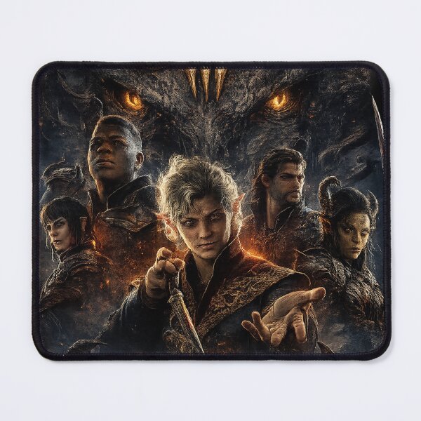 Item preview, Baldur's Gate 3 Epic Fantasy RPG Gaming Poster | BG3 Fan Art Design designed and sold by NBT-NOVA.