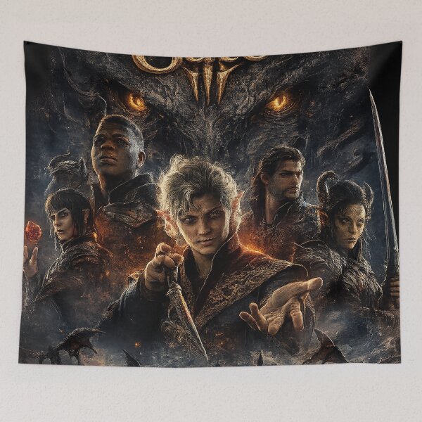 Item preview, Baldur's Gate 3 Epic Fantasy RPG Gaming Poster | BG3 Fan Art Design designed and sold by NBT-NOVA.