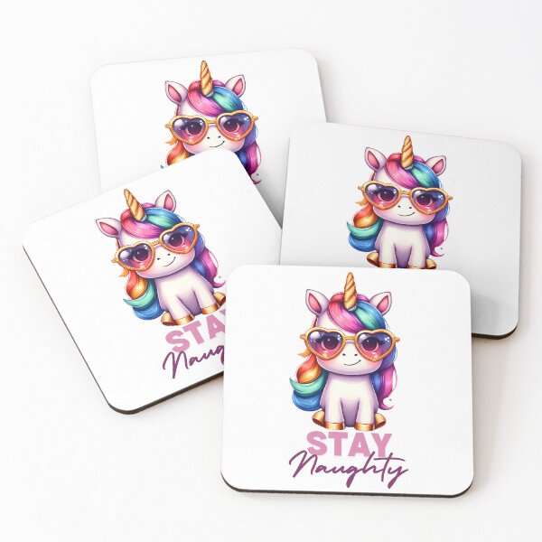 Item preview, Stay Naughty Unicorn designed and sold by DoveCKing-Books.