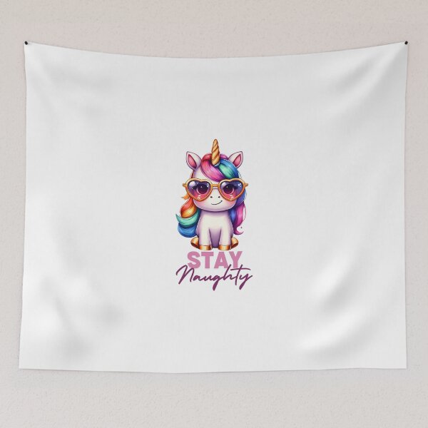 Item preview, Stay Naughty Unicorn designed and sold by DoveCKing-Books.