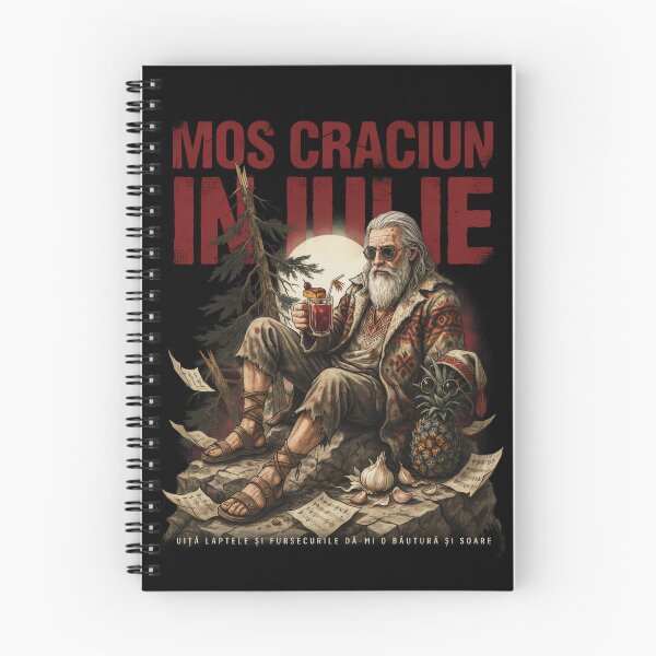 Item preview, Moș Crăciun In Iulie – Romanian Santa Christmas in July Funny Dark Folklore Shirt Romania Gift V1 designed and sold by DarylWelsh2024.