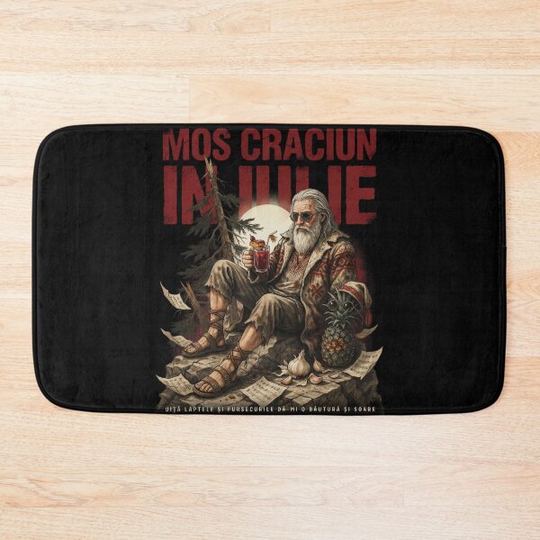 Item preview, Moș Crăciun In Iulie – Romanian Santa Christmas in July Funny Dark Folklore Shirt Romania Gift V1 designed and sold by DarylWelsh2024.