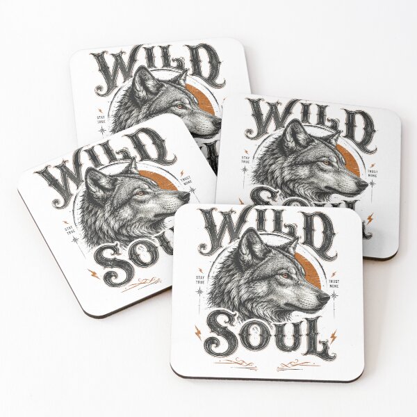 Item preview, Wild Soul Lone Wolf Vintage Wilderness Graphic designed and sold by the-dovlat.