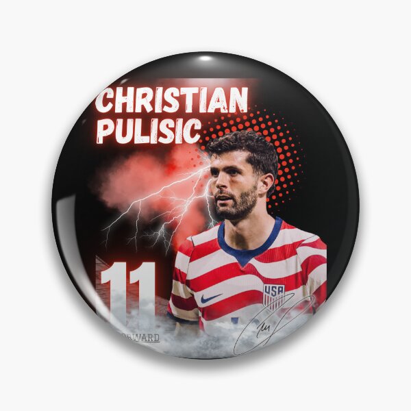 Item preview, Christian Pulisic Captain America USMNT Soccer Player Art Design designed and sold by WildPetal.