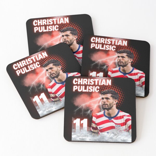 Item preview, Christian Pulisic Captain America USMNT Soccer Player Art Design designed and sold by WildPetal.