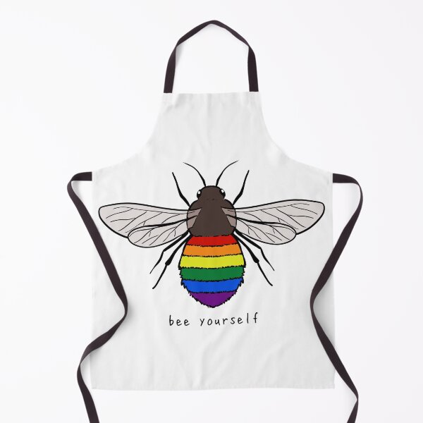 Item preview, Bee Yourself - Rainbow Pride Flag designed and sold by rorynorth.