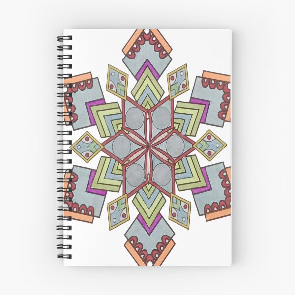 Item preview, Colorful Hand Drawn Geometric Star Mandala designed and sold by bmfkfk.