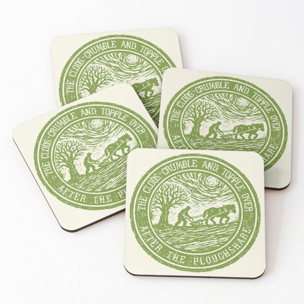 Item preview, Edward Thomas - Ploughman - British Countryside Linocut designed and sold by sirglennbo.
