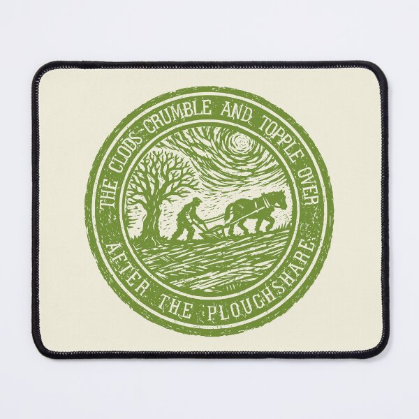 Item preview, Edward Thomas - Ploughman - British Countryside Linocut designed and sold by sirglennbo.