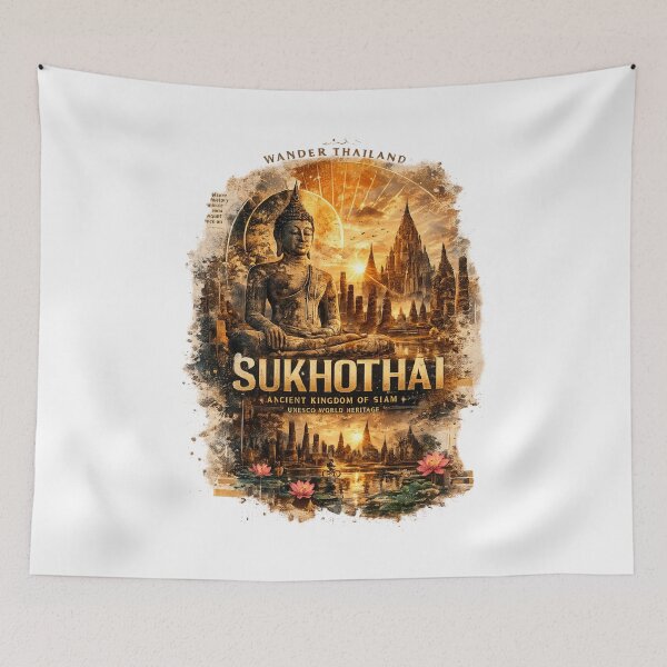 Item preview, Wander Thailand ,SukhoThai the dawn of Ancient Kingdom Thailand unesco world heritage,brafdesign  designed and sold by Brafdesign.